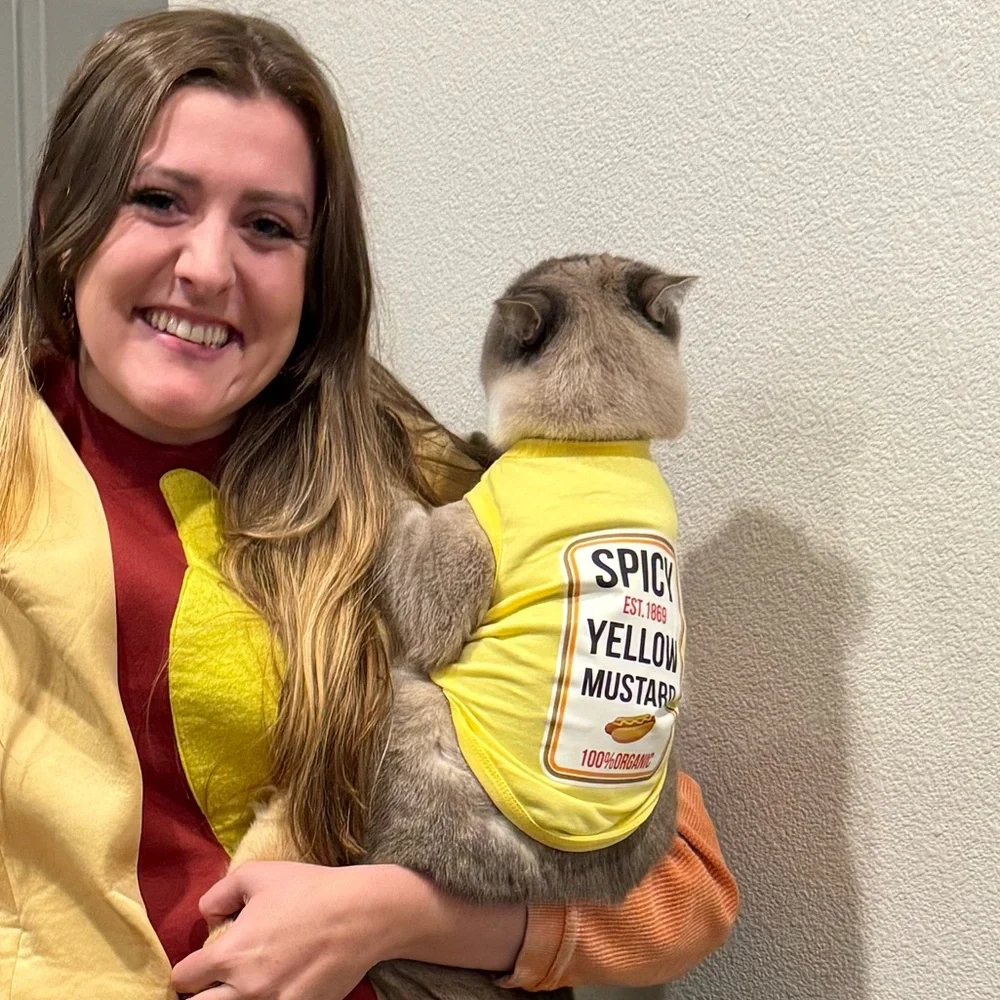 Spicy Yellow Mustard pet Shirt